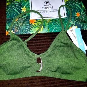 Green Bikini Top